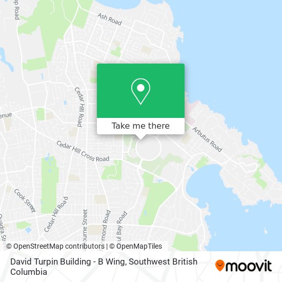 David Turpin Building - B Wing map