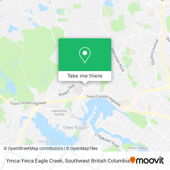 Ymca-Ywca Eagle Creek map