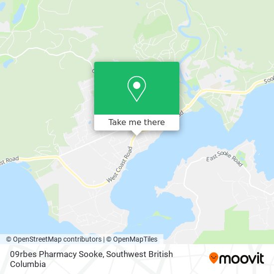 09rbes Pharmacy Sooke map