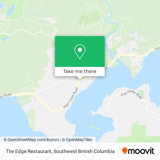The Edge Restaurant map
