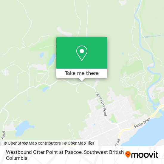 Westbound Otter Point at Pascoe map