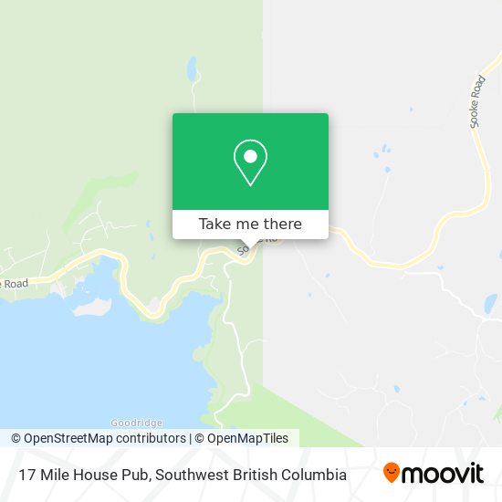 17 Mile House Pub map