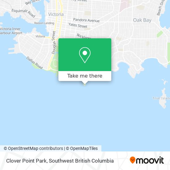 Clover Point Park map