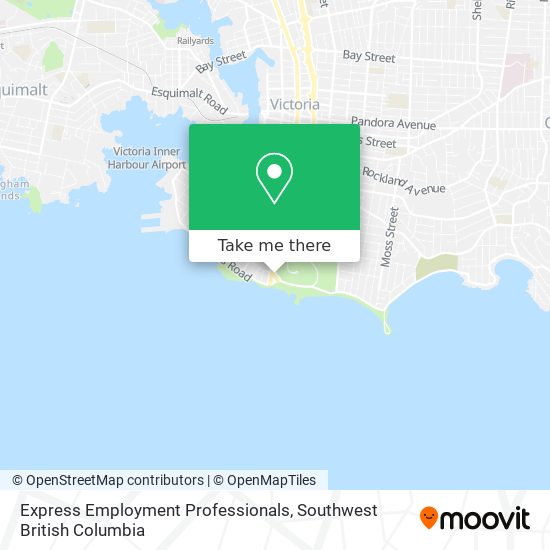 Express Employment Professionals map