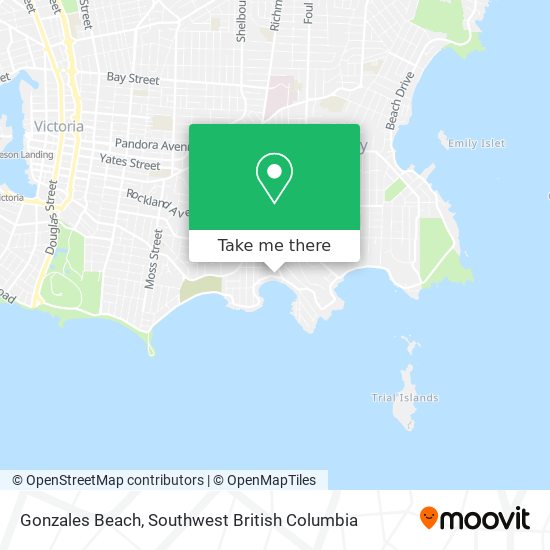 Gonzales Beach map