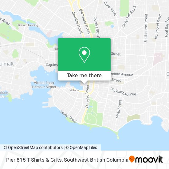 Pier 815 T-Shirts & Gifts map