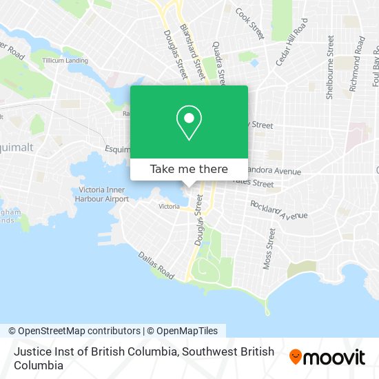Justice Inst of British Columbia map