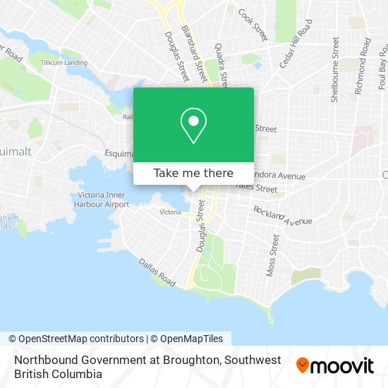 Northbound Government at Broughton map