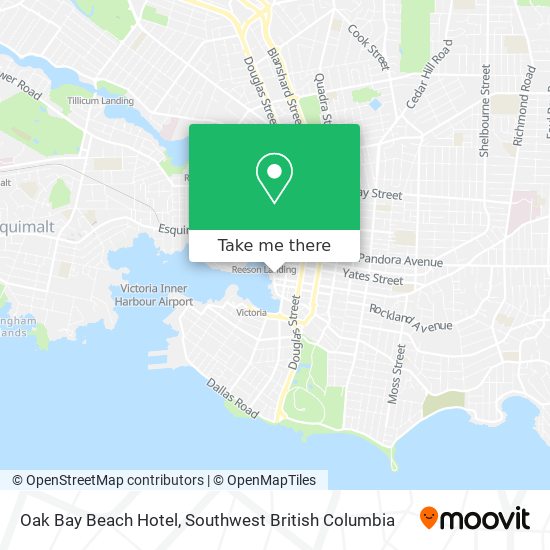 Oak Bay Beach Hotel map