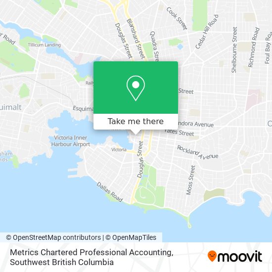Metrics Chartered Professional Accounting map