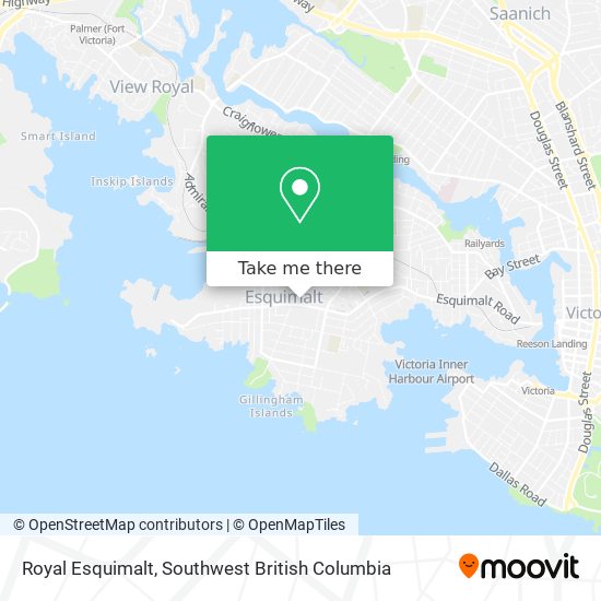 Royal Esquimalt map