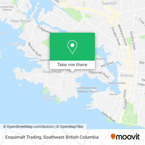 Esquimalt Trading map