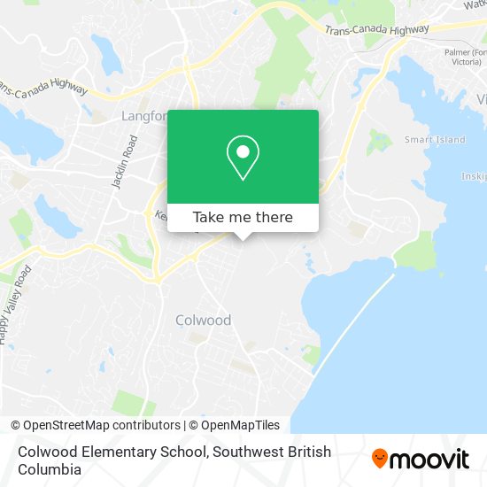 Colwood Elementary School map