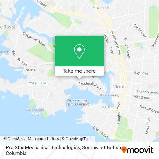 Pro Star Mechanical Technologies map