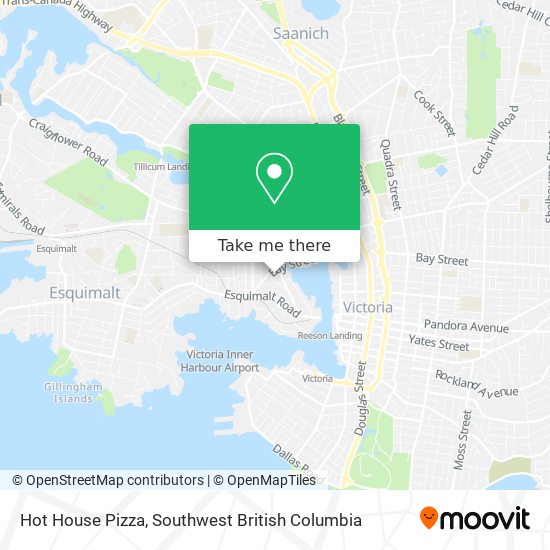 Hot House Pizza map