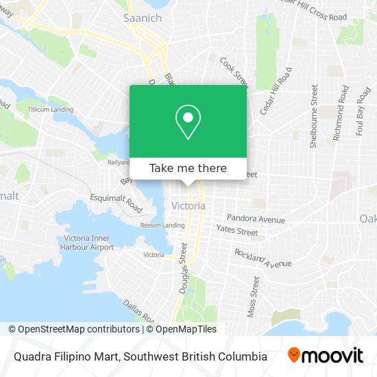 Quadra Filipino Mart map