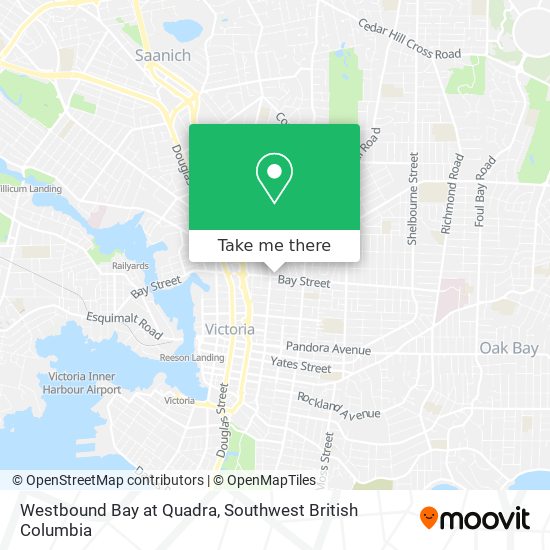 Westbound Bay at Quadra map