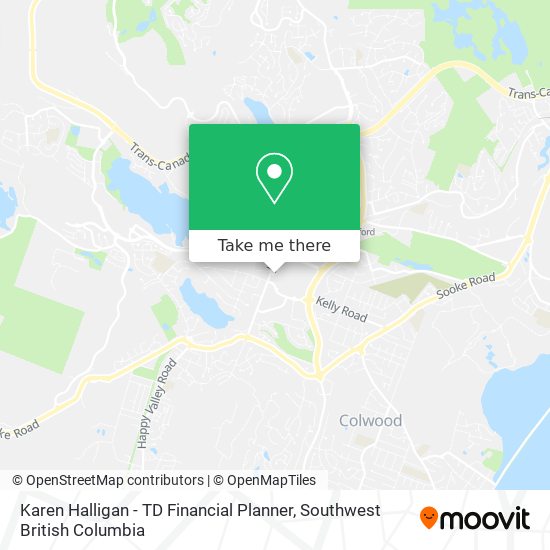 Karen Halligan - TD Financial Planner map
