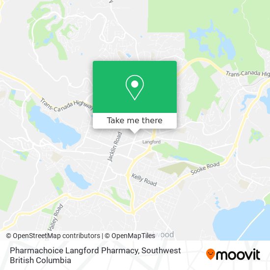 Pharmachoice Langford Pharmacy map