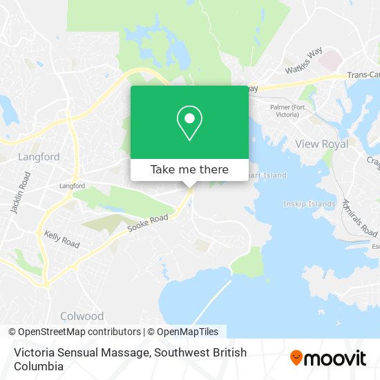 Victoria Sensual Massage map