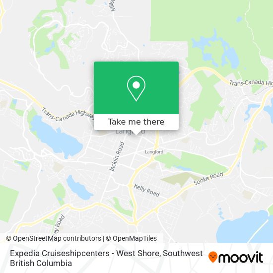 Expedia Cruiseshipcenters - West Shore map