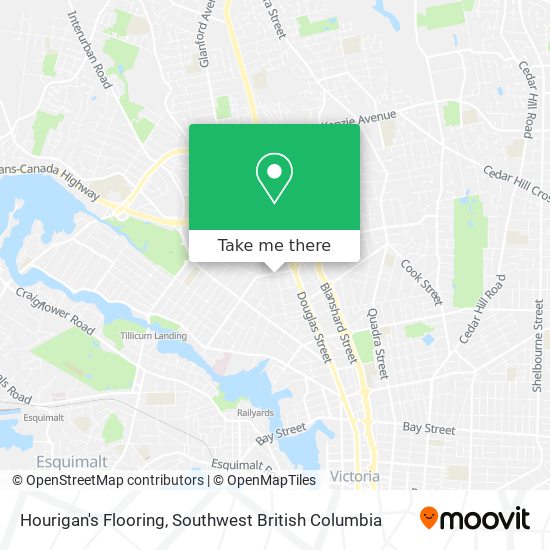 Hourigan's Flooring map