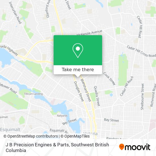 J B Precision Engines & Parts map