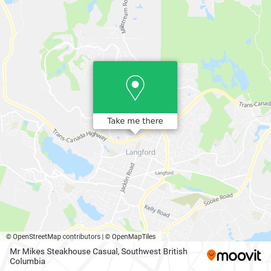 Mr Mikes Steakhouse Casual map