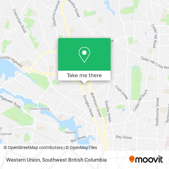 Western Union map