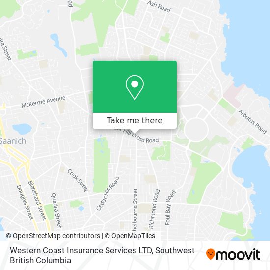 Western Coast Insurance Services LTD map