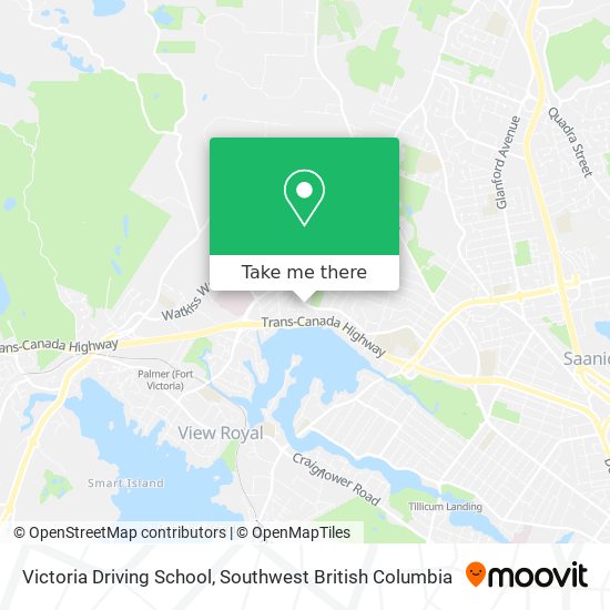 Victoria Driving School map
