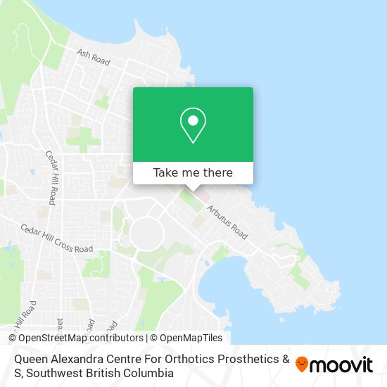 Queen Alexandra Centre For Orthotics Prosthetics & S map
