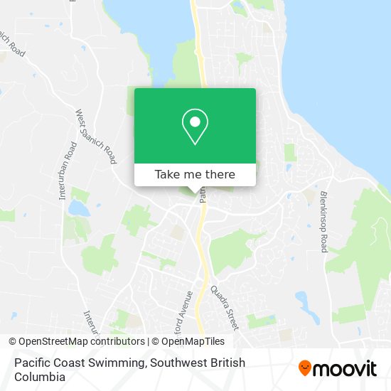 Pacific Coast Swimming plan