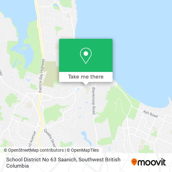 School District No 63 Saanich map