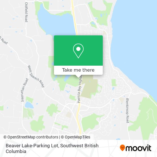Beaver Lake-Parking Lot map