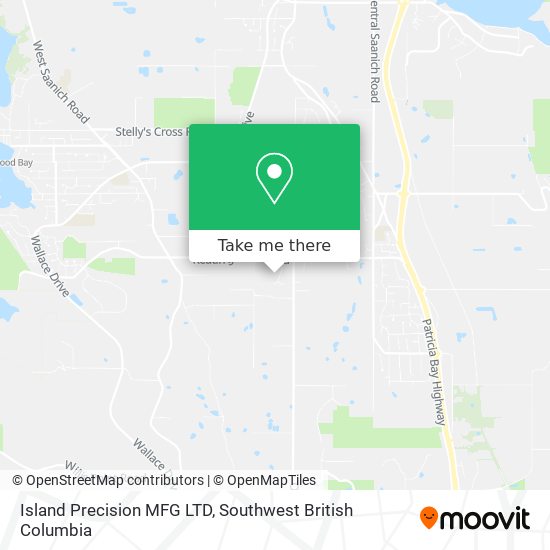 Island Precision MFG LTD map