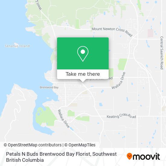 Petals N Buds Brentwood Bay Florist map