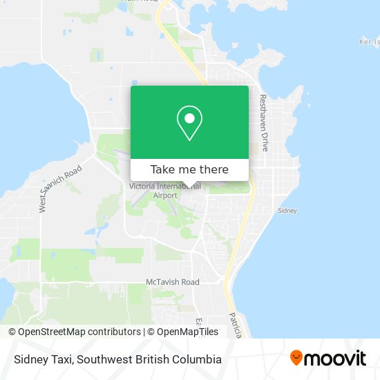 Sidney Taxi map