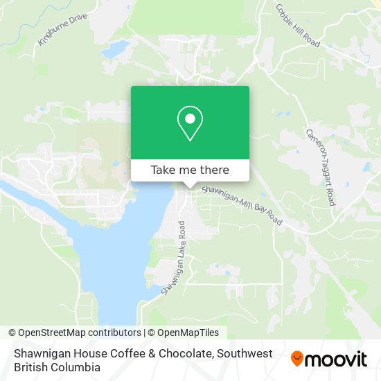 Shawnigan House Coffee & Chocolate map