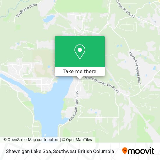 Shawnigan Lake Spa map