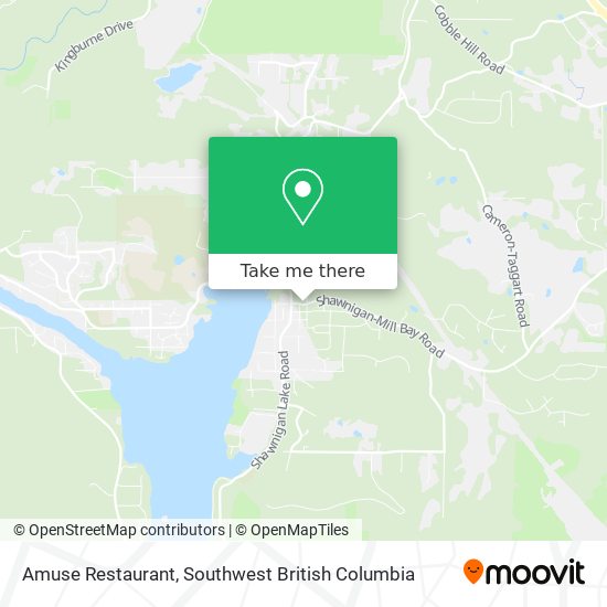 Amuse Restaurant map