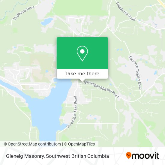 Glenelg Masonry map