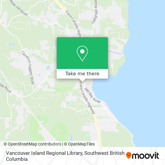 Vancouver Island Regional Library map