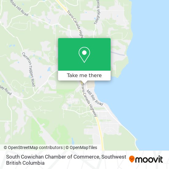 South Cowichan Chamber of Commerce map