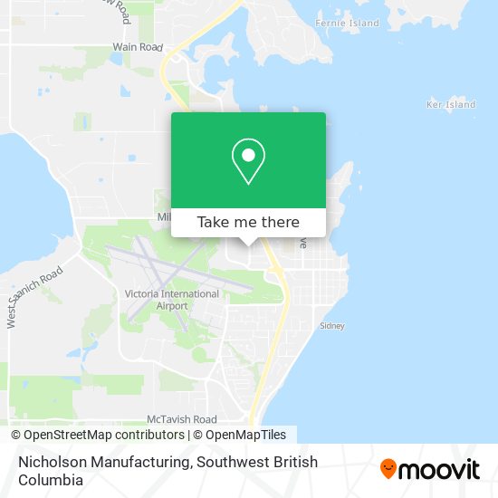 Nicholson Manufacturing map