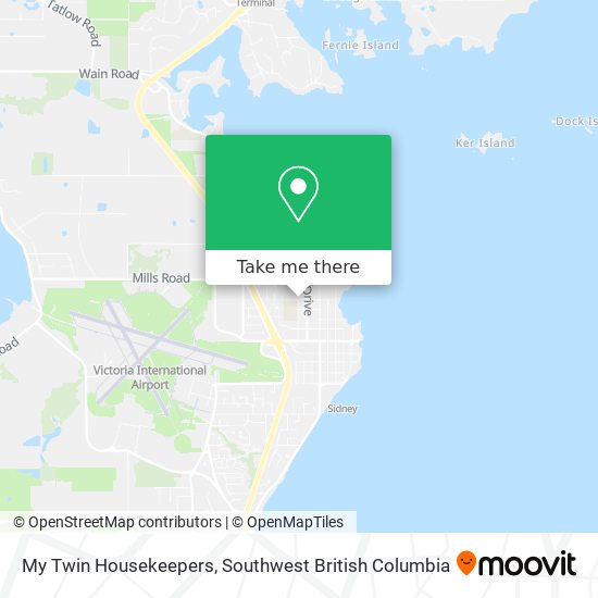 My Twin Housekeepers map