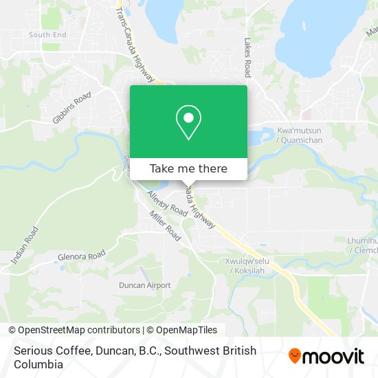 Serious Coffee, Duncan, B.C. plan