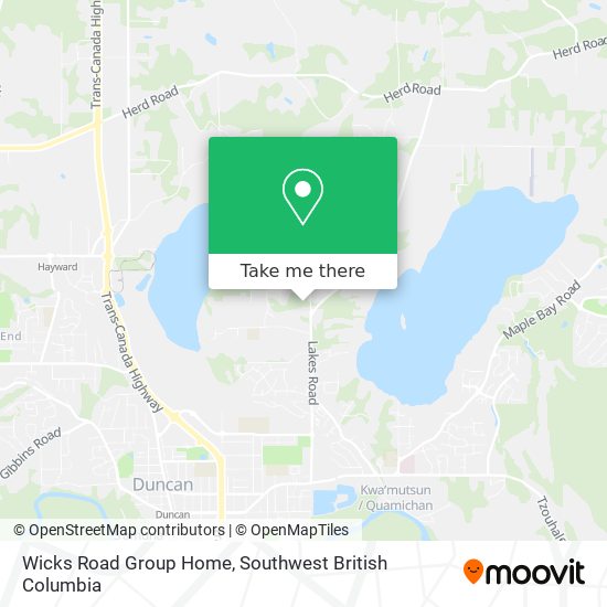 Wicks Road Group Home map