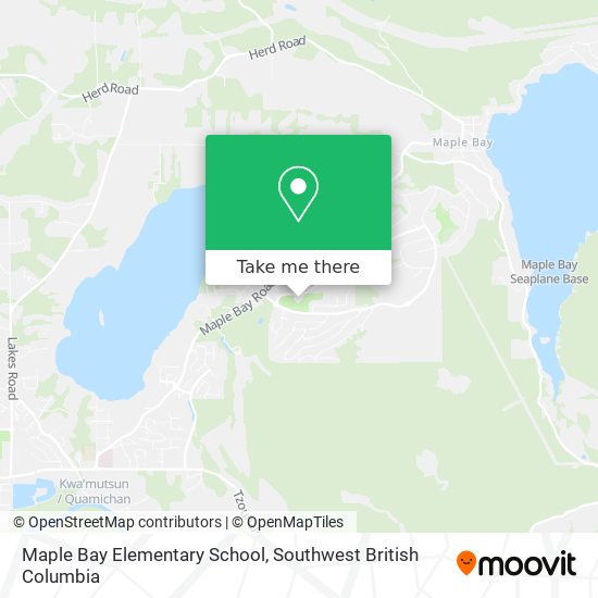 Maple Bay Elementary School map