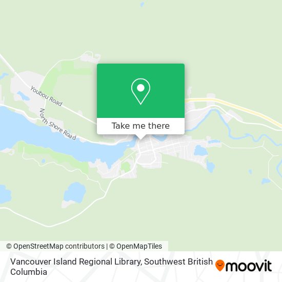 Vancouver Island Regional Library map